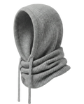 Meloura Grey Knit Balaclava