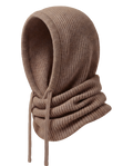 Meloura Brown Knit Balaclava