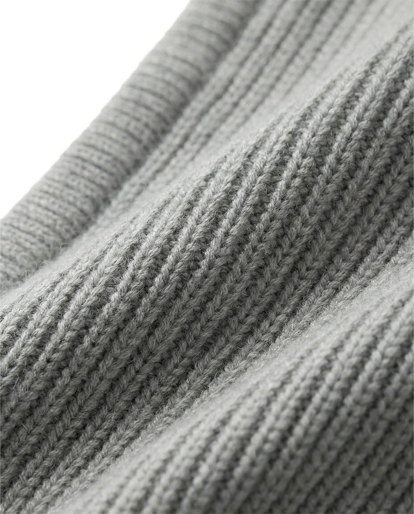 Meloura Grey Knit Balaclava